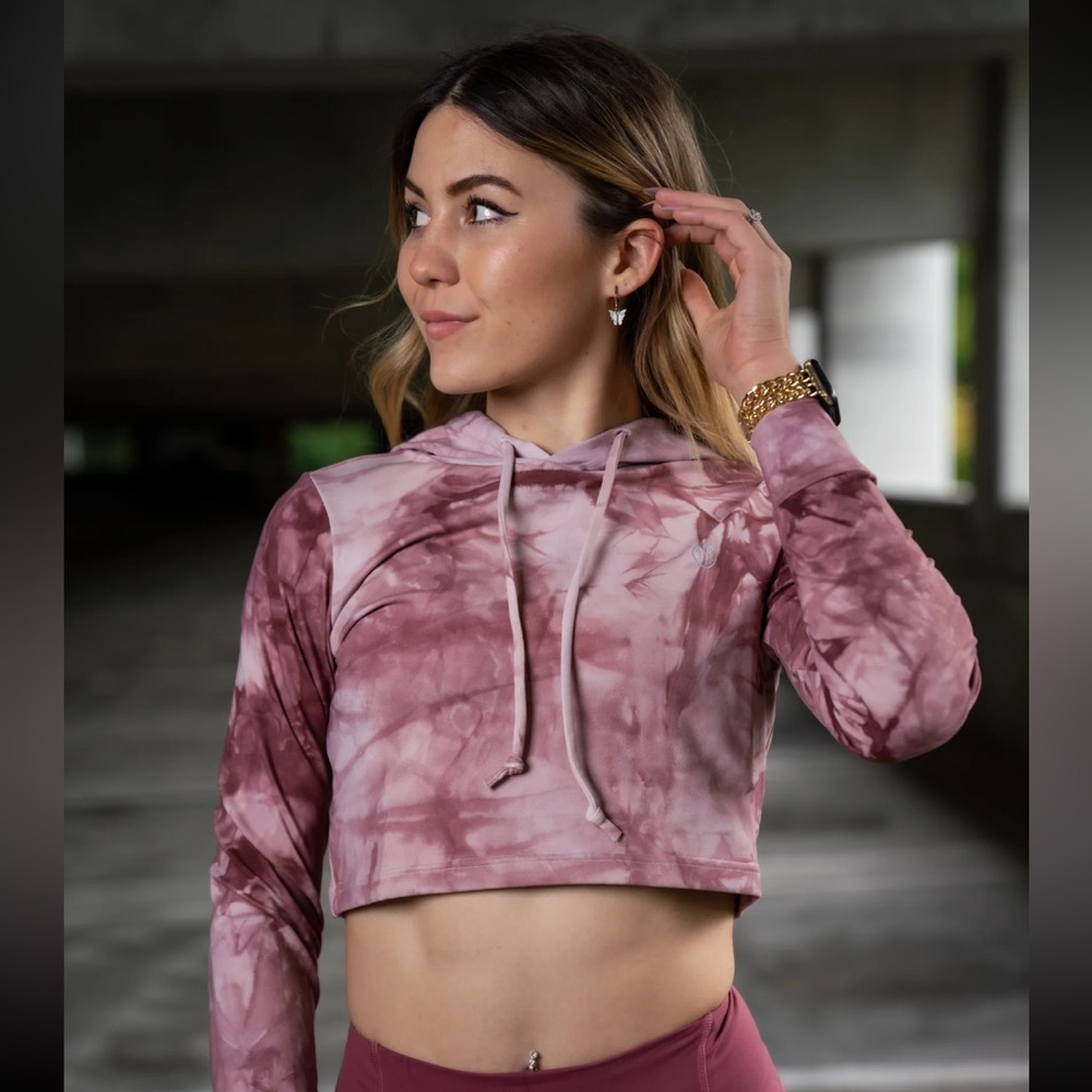 Luxe Loungewear Crop Hoodie